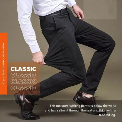 High Elasticity Men's Classic Pants (Pack of 3)